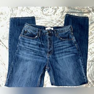 KanCan Dixon Ultra High Rise 90's Boyfriend Jeans Distressed -‎ Size 11/29